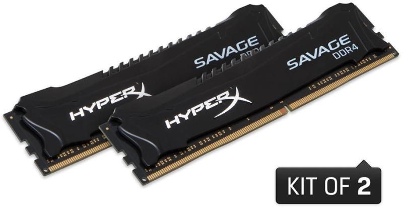 Eladó Már csak volt!!! 16GB DDR4 memória 2133MHz DDR-4 Kit 2db 8GB Kingston HyperX Savage Fekete XMP HX - olcsó, Új Eladó Már csak volt!!! - Miskolc ( Borsod-Abaúj-Zemplén ) fotó