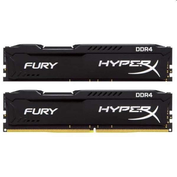 Eladó Már csak volt!!! 32GB DDR4 memória 2133MHz fekete Kit 2db 16GB Kingston HyperX FURY  HX421C14FBK2 - olcsó, Új Eladó Már csak volt!!! - Miskolc ( Borsod-Abaúj-Zemplén ) fotó