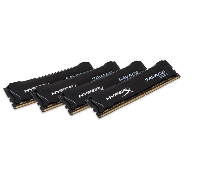 Eladó Már csak volt!!! 16GB DDR4 memória 2400MHz (Kit 4db 4GB) Kingston HyperX Savage Fekete XMP  HX424 - olcsó, Új Eladó Már csak volt!!! - Miskolc ( Borsod-Abaúj-Zemplén ) fotó