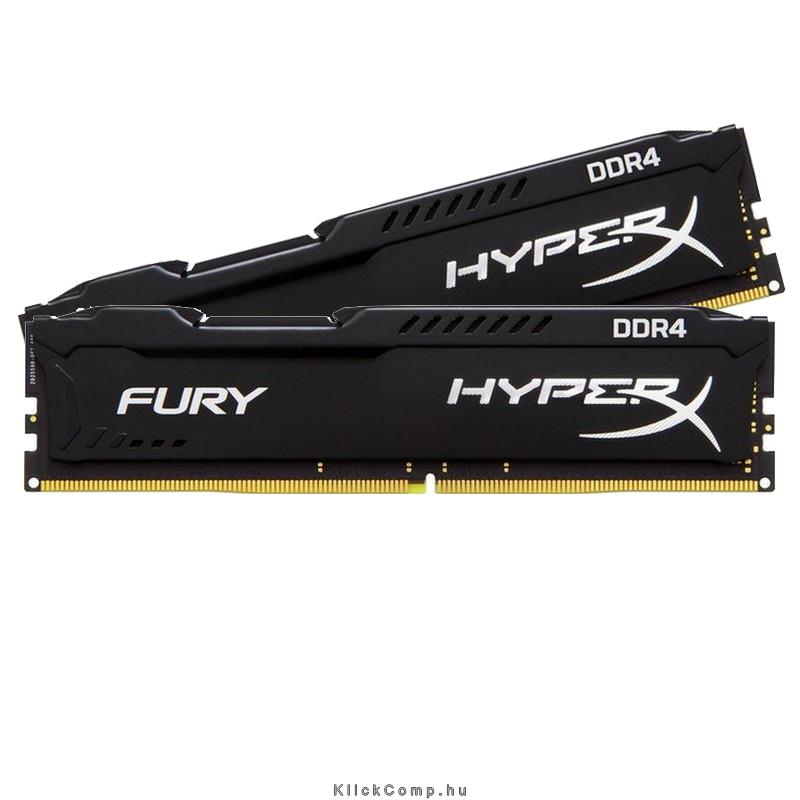 Eladó Már csak volt!!! 16GB DDR4 Memória 2400MHz CL15 DIMM (Kit of 2) KINGSTON HYPERX Fury Black Series - olcsó, Új Eladó Már csak volt!!! - Miskolc ( Borsod-Abaúj-Zemplén ) fotó