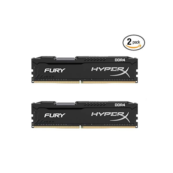 Eladó Már csak volt!!! 16GB DDR4 memória 2666MHz Kingston HyperX FURY fekete (Kit 2db 8GB) - olcsó, Új Eladó Már csak volt!!! - Miskolc ( Borsod-Abaúj-Zemplén ) fotó