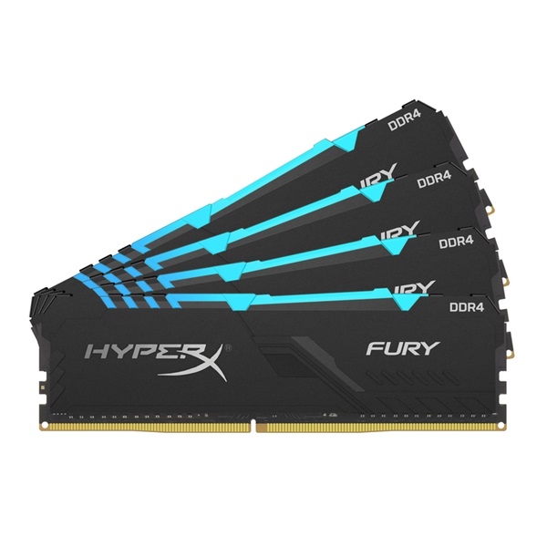 Eladó Már csak volt!!! 64GB DDR4 memória 2666MHz Kingston HyperX FURY RGB - olcsó, Új Eladó Már csak volt!!! - Miskolc ( Borsod-Abaúj-Zemplén ) fotó