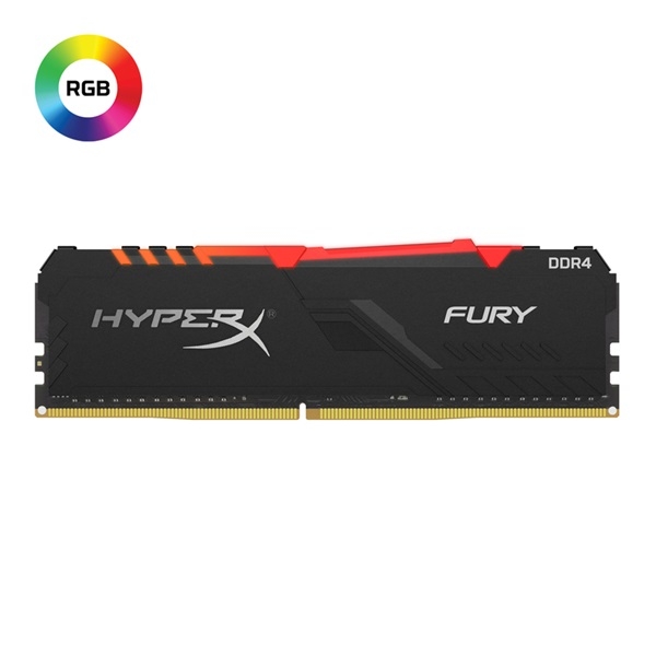 Eladó Már csak volt!!! 8GB DDR4 memória 3200MHz Kingston HyperX FURY RGB - olcsó, Új Eladó Már csak volt!!! - Miskolc ( Borsod-Abaúj-Zemplén ) fotó