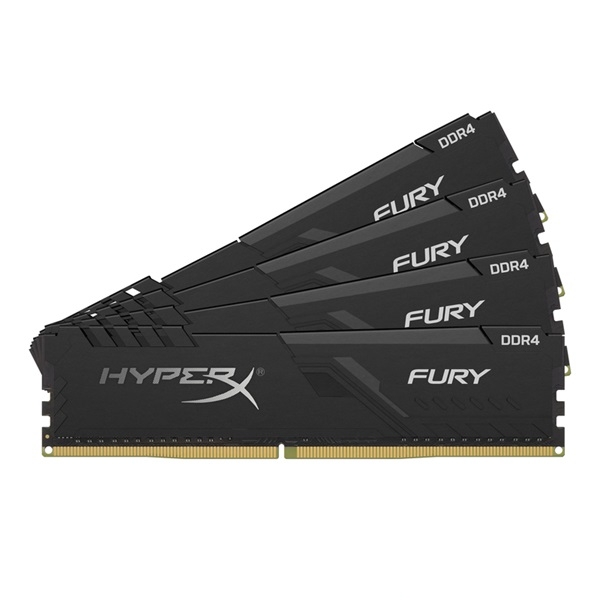 Eladó Már csak volt!!! 128GB DDR4 memória 3200MHz Kit 4db 32GB fekete Kingston HyperX FURY - olcsó, Új Eladó Már csak volt!!! - Miskolc ( Borsod-Abaúj-Zemplén ) fotó