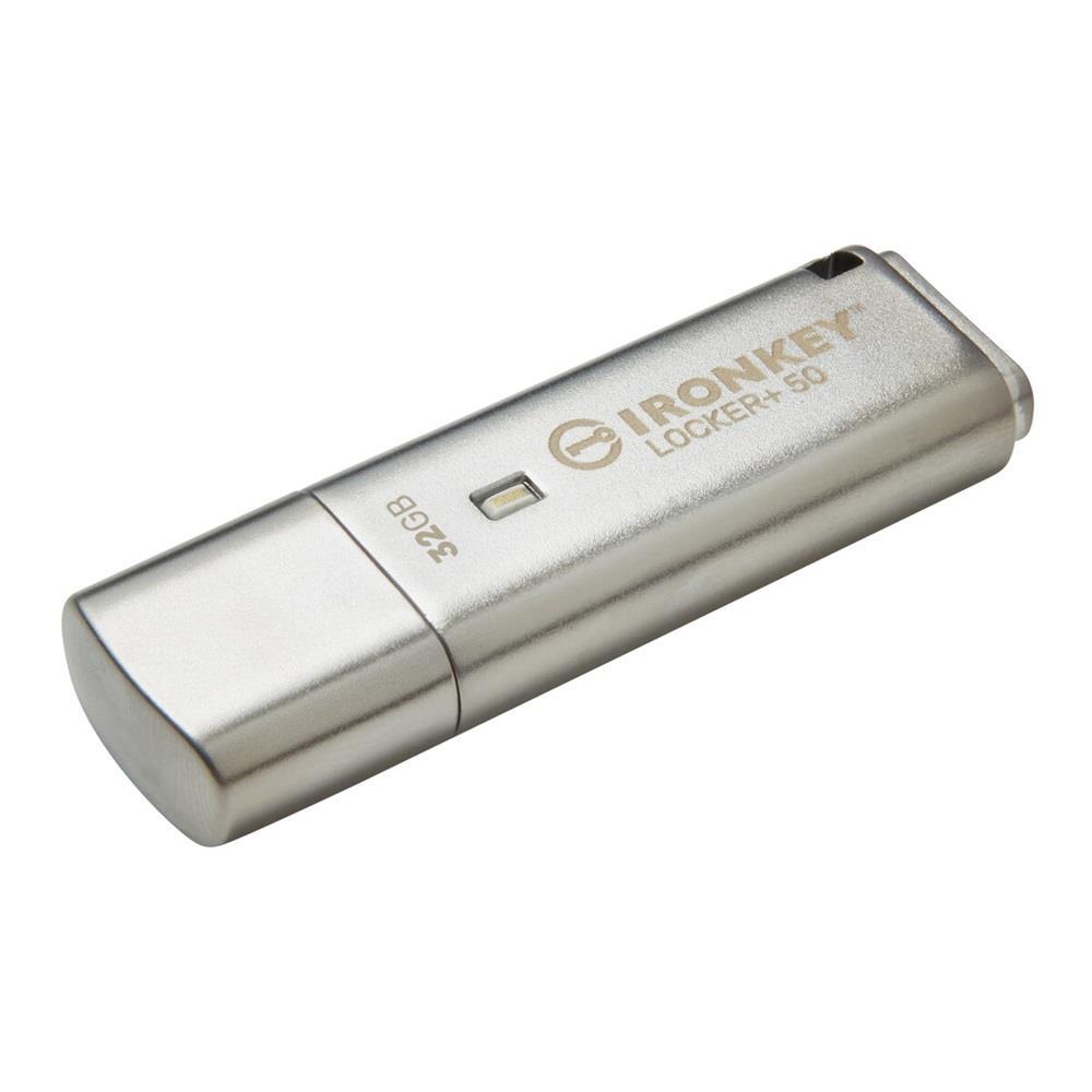 Eladó 32GB Pendrive USB3.2 ezüst Kingston IronKey LockerPlus 50 - olcsó, Új Eladó - Miskolc ( Borsod-Abaúj-Zemplén ) fotó
