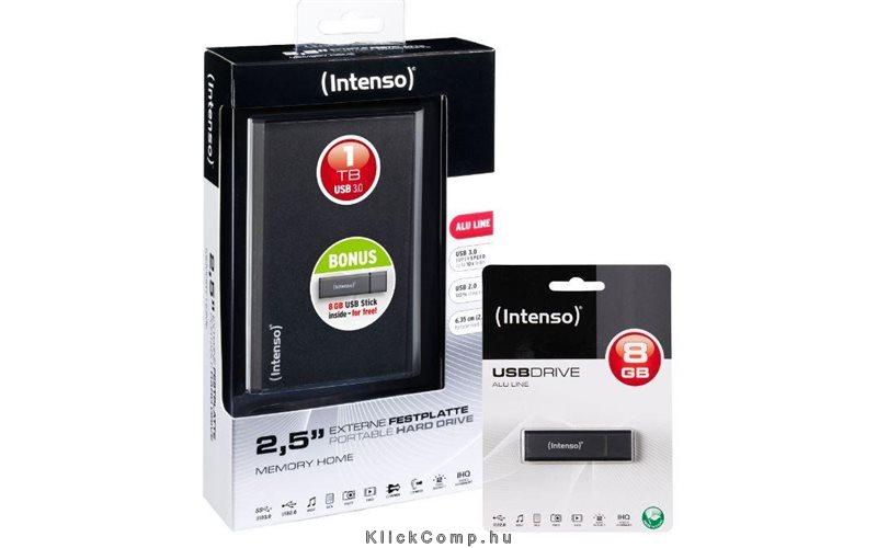 Eladó Már csak volt!!! 1TB Külső HDD 2.5" USB3.0 Alumínium ház Plus 8GB USB2.0 pendrive BUNDLE - olcsó, Új Eladó Már csak volt!!! - Miskolc ( Borsod-Abaúj-Zemplén ) fotó