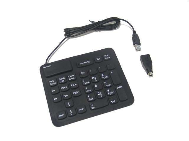Eladó Már csak volt!!! KB Flexibilis numerikus keypad USB fekete 33 gombos (1 év) - olcsó, Új Eladó Már csak volt!!! - Miskolc ( Borsod-Abaúj-Zemplén ) fotó