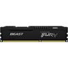 8GB memória DDR3 1600MHz Kingston FURY Beast Black KF316C10BB 8