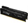 32GB memória DDR4 2666MHz Kit 1Gx8 Kingston FURY Beast Black