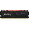 Eladó Már csak volt!!! 32GB memória DDR4 2666MHz (Kit of 2) Kingston FURY Beast RGB KF426C16BBAK2 32 - olcsó, Új Eladó Már csak volt!!! - Miskolc ( Borsod-Abaúj-Zemplén ) fotó 2