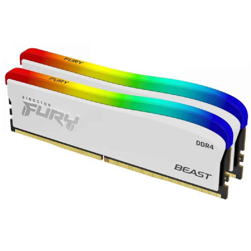 Eladó 16GB DDR4 memória 3200MHz 2x8GB Kingston FURY Beast White - olcsó, Új Eladó - Miskolc ( Borsod-Abaúj-Zemplén ) fotó