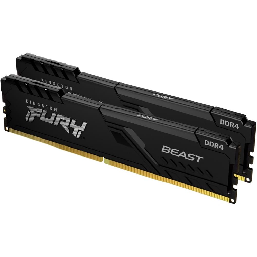Eladó Már csak volt!!! 32GB  memória DDR4 3733MHz (Kit of 2) 1Gx8 Kingston FURY Beast Black KF437C19BB1 - olcsó, Új Eladó Már csak volt!!! - Miskolc ( Borsod-Abaúj-Zemplén ) fotó