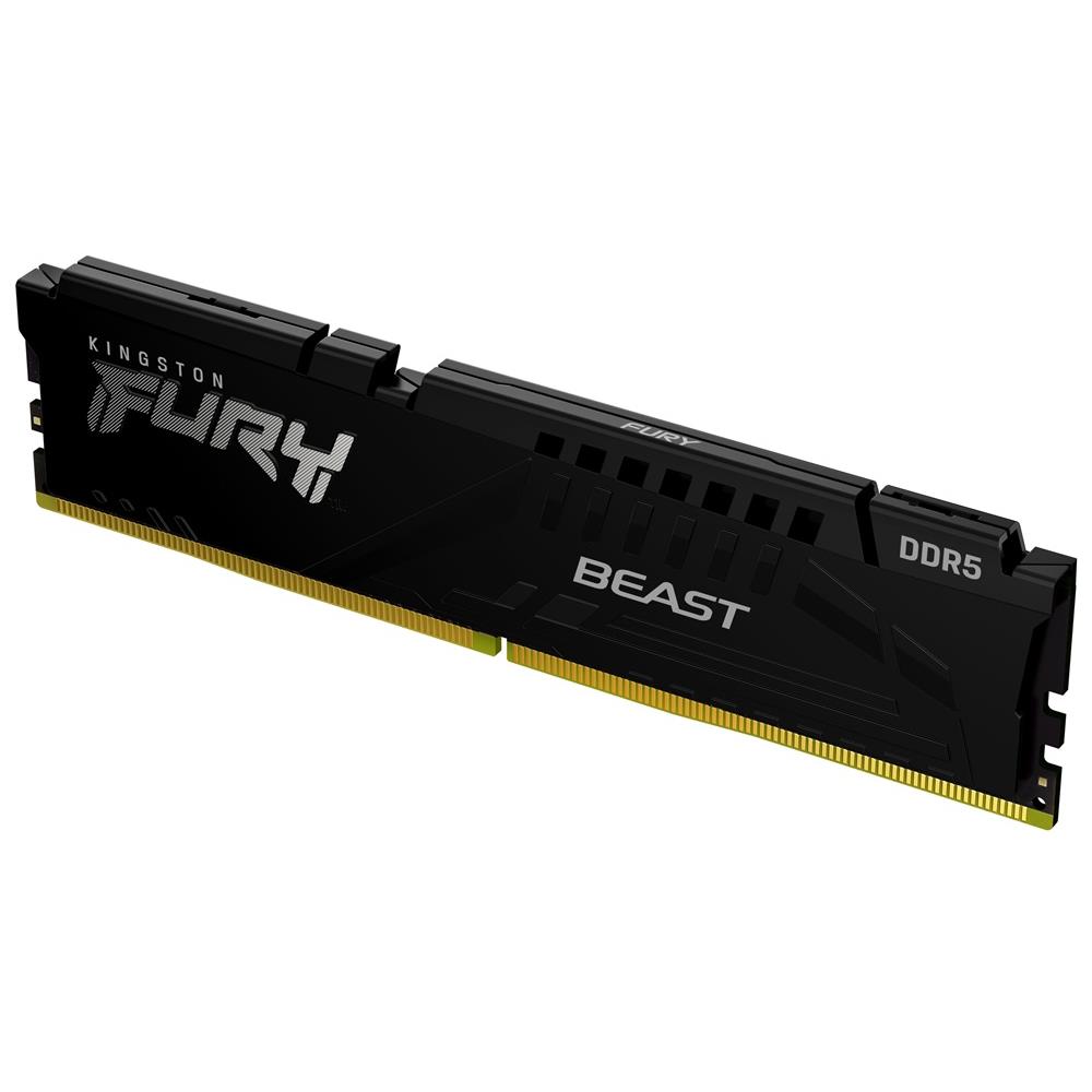 Eladó Már csak volt!!! 16GB DDR5 memória 4800MHz 1x16GB Kingston FURY Beast Black - olcsó, Új Eladó Már csak volt!!! - Miskolc ( Borsod-Abaúj-Zemplén ) fotó