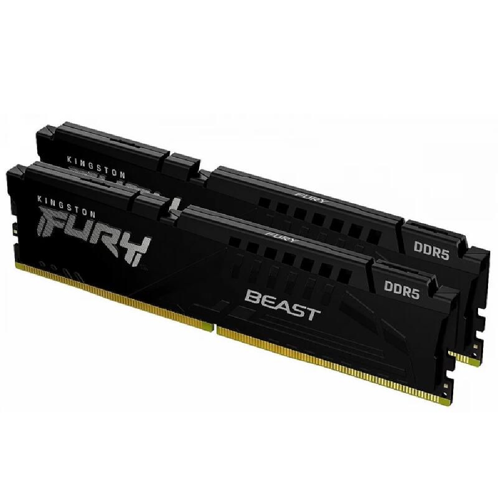 Eladó 64GB DDR5 memória 5600MHz 2x32GB Kingston FURY Beast Black - olcsó, Új Eladó - Miskolc ( Borsod-Abaúj-Zemplén ) fotó