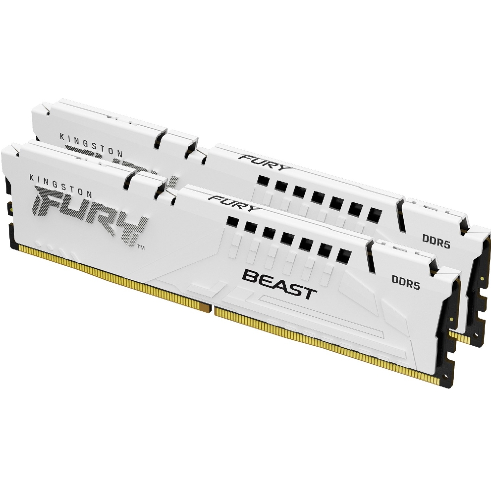 Eladó 64GB DDR5 memória 5600MHz 2x32GB Kingston FURY Beast White - olcsó, Új Eladó - Miskolc ( Borsod-Abaúj-Zemplén ) fotó