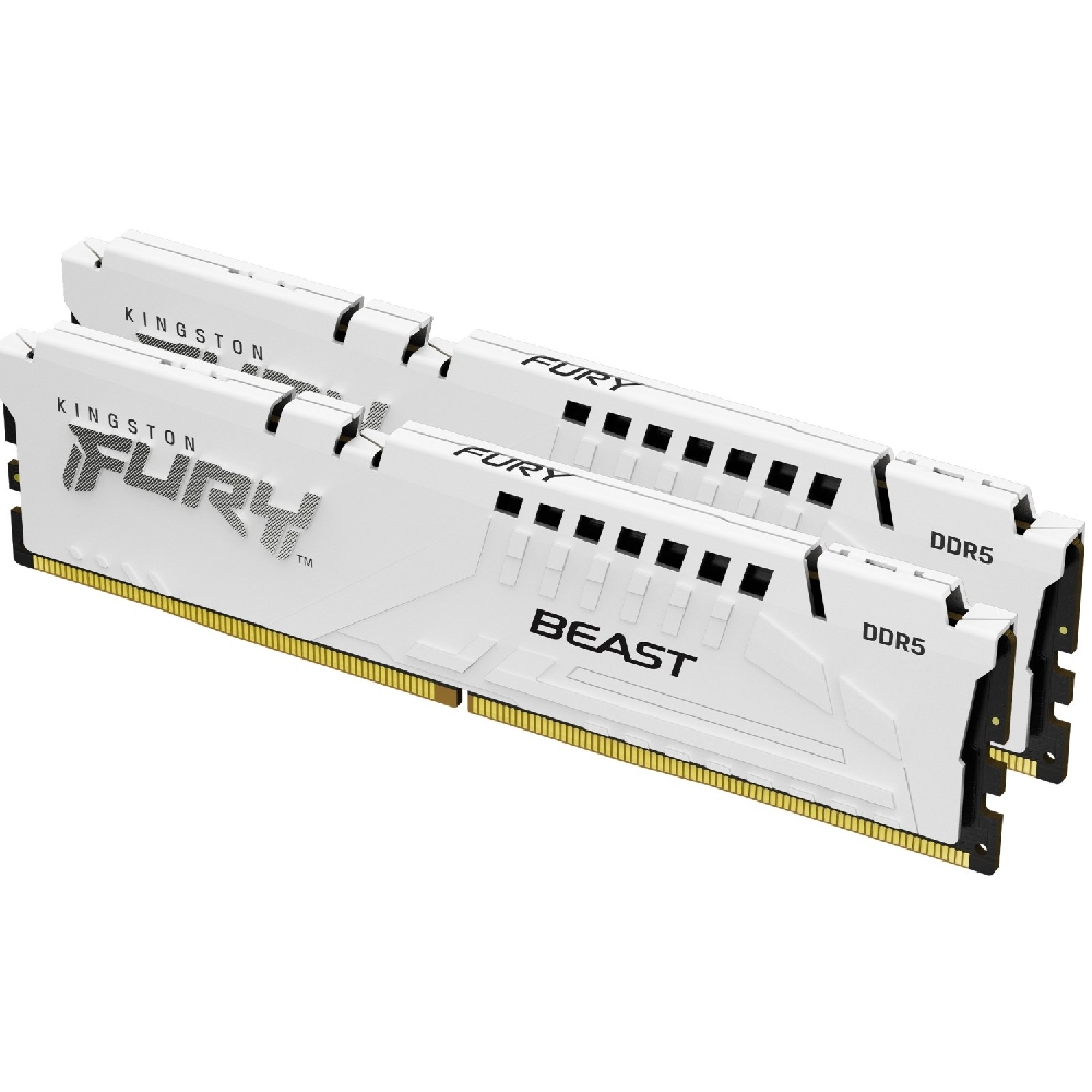 Eladó 64GB DDR5 memória 5600MHz 2x32GB Kingston FURY Beast White - olcsó, Új Eladó - Miskolc ( Borsod-Abaúj-Zemplén ) fotó