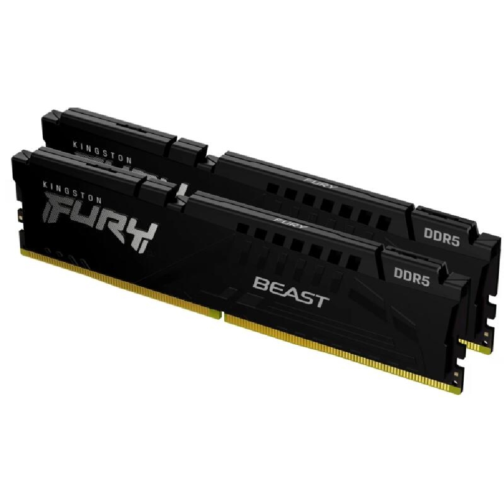 Eladó 16GB DDR5 memória 6000MHz 2x8GB Kingston FURY Beast Black - olcsó, Új Eladó - Miskolc ( Borsod-Abaúj-Zemplén ) fotó