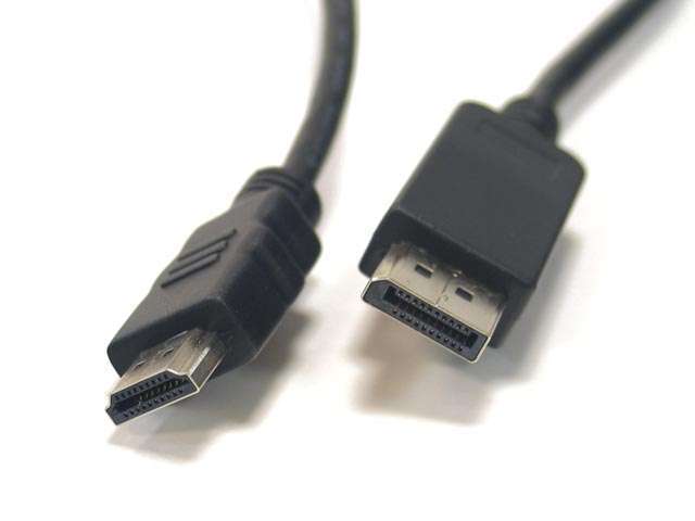 Eladó Kábel DisplayPort to HDMI 2m  DisplayPort-M (Apa) - HDMI-M (Apa) - olcsó, Új Eladó - Miskolc ( Borsod-Abaúj-Zemplén ) fotó