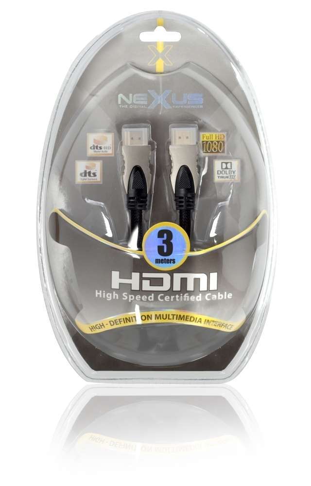 Eladó Már csak volt!!! HDMI-HDMI kábel, 3m High-Performance - olcsó, Új Eladó Már csak volt!!! - Miskolc ( Borsod-Abaúj-Zemplén ) fotó