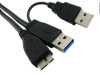 Eladó Már csak volt!!! USB 3.0 Y kábel HDD box-hoz - olcsó, Új Eladó Már csak volt!!! - Miskolc ( Borsod-Abaúj-Zemplén ) fotó 1