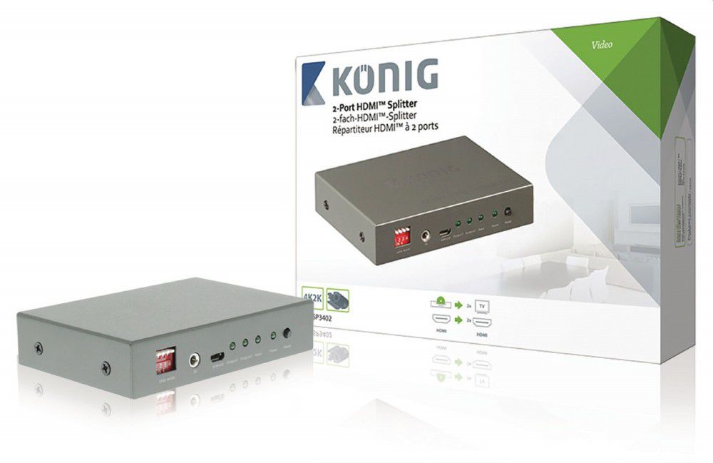 Eladó Már csak volt!!! HDMI Elosztó 2-Port Sötétszürke - olcsó, Új Eladó Már csak volt!!! - Miskolc ( Borsod-Abaúj-Zemplén ) fotó