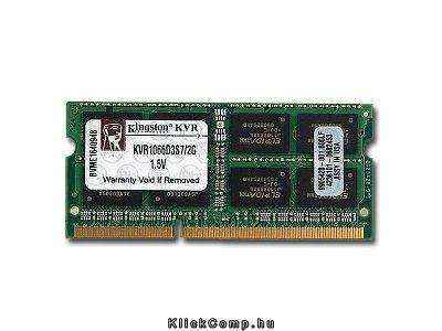 Eladó Már csak volt!!! KINGSTON Notebook Memória DDR3 2GB 1066MHz CL7 SODIMM memória ( Élettartam garan - olcsó, Új Eladó Már csak volt!!! - Miskolc ( Borsod-Abaúj-Zemplén ) fotó