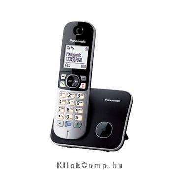 Eladó Panasonic DECT telefon kihangosítható hívóazonosítós fekete, fehér háttérvil - olcsó, Új Eladó - Miskolc ( Borsod-Abaúj-Zemplén ) fotó