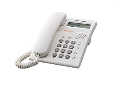 Eladó Panasonic  hívóazonosítós fehér vezetékes telefon - olcsó, Új Eladó - Miskolc ( Borsod-Abaúj-Zemplén ) fotó