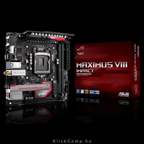 Eladó Már csak volt!!! Asus MAXIMUS VIII IMPACT Alaplap s1151 - olcsó, Új Eladó Már csak volt!!! - Miskolc ( Borsod-Abaúj-Zemplén ) fotó