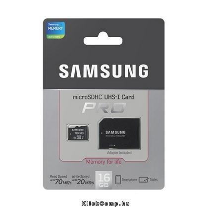 Eladó Már csak volt!!! MicroSD kártya ADAPTERREL 16GB PRO MB-MGAGBA EU Class10, UHS-1 Grade1, R70 W20, - olcsó, Új Eladó Már csak volt!!! - Miskolc ( Borsod-Abaúj-Zemplén ) fotó