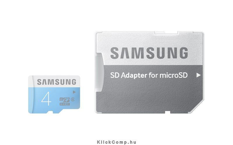 Eladó Már csak volt!!! Samsung 4GB SD micro (Class6) (MB-MS04DA EU) memória kártya adapterrel - olcsó, Új Eladó Már csak volt!!! - Miskolc ( Borsod-Abaúj-Zemplén ) fotó