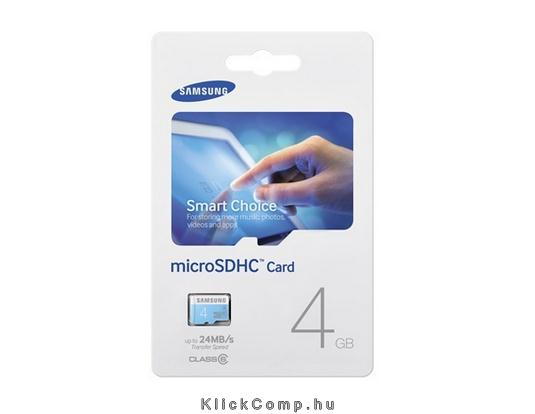 Eladó Már csak volt!!! Samsung 4GB SD micro (Class6) (MB-MS04D EU) memória kártya - olcsó, Új Eladó Már csak volt!!! - Miskolc ( Borsod-Abaúj-Zemplén ) fotó