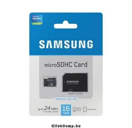 Eladó Már csak volt!!! Samsung 16GB SD micro (Class6) (MB-MSAGBA EU) memória kártya adapterrel - olcsó, Új Eladó Már csak volt!!! - Miskolc ( Borsod-Abaúj-Zemplén ) fotó