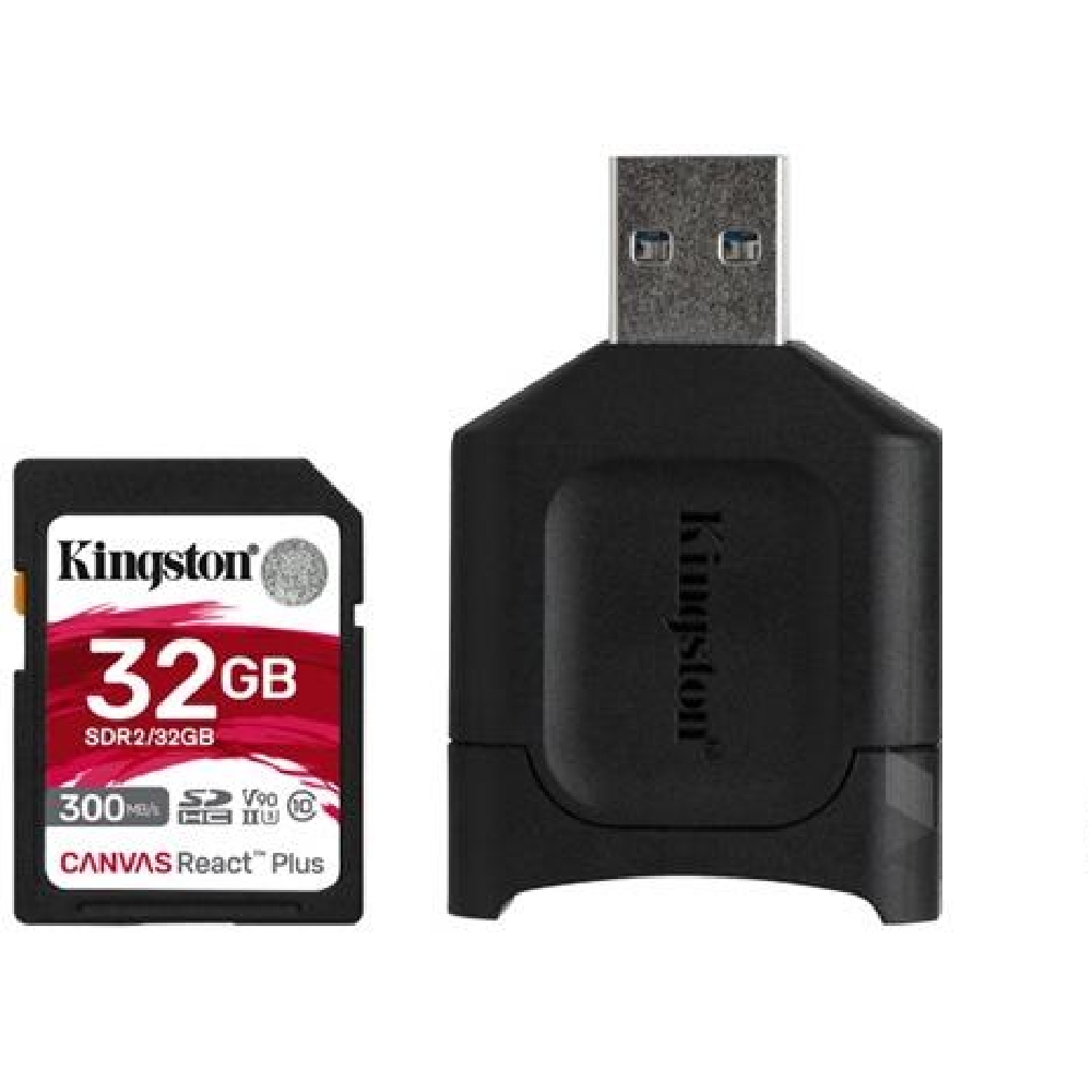 Eladó Már csak volt!!! Memória-kártya 32GB SD Plus olvasó SDHC Class 10 UHS-II U3 Kingston Canvas React - olcsó, Új Eladó Már csak volt!!! - Miskolc ( Borsod-Abaúj-Zemplén ) fotó