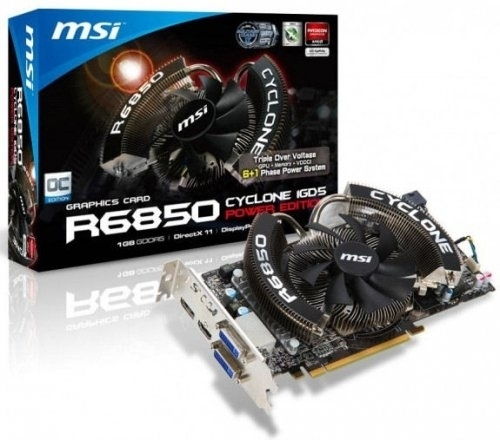 Eladó Már csak volt!!! MSI R6850 CYCLONE 1GD5 PE OC  GDDR5 PCIe 2DVI HDMI ( Szervizben 3 év ) - olcsó, Új Eladó Már csak volt!!! - Miskolc ( Borsod-Abaúj-Zemplén ) fotó
