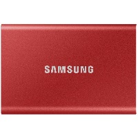 Eladó 1TB külső SSD USB3.2 Samsung T7 piros - olcsó, Új Eladó - Miskolc ( Borsod-Abaúj-Zemplén ) fotó 1