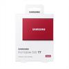 Eladó 1TB külső SSD USB3.2 Samsung T7 piros - olcsó, Új Eladó - Miskolc ( Borsod-Abaúj-Zemplén ) fotó 4