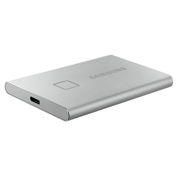 Eladó Már csak volt!!! 500GB külső SSD USB3.2 ezüst ujjlenyomatolvasós Samsung T7 Touch - olcsó, Új Eladó Már csak volt!!! - Miskolc ( Borsod-Abaúj-Zemplén ) fotó