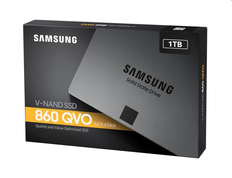 Eladó Már csak volt!!! 1TB SSD SATA3 2,5" Samsung 860 QVO Series MZ-76Q1T0BW - olcsó, Új Eladó Már csak volt!!! - Miskolc ( Borsod-Abaúj-Zemplén ) fotó