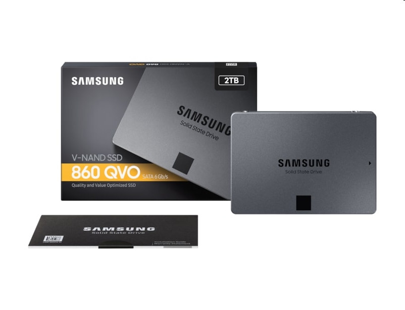 Eladó Már csak volt!!! 2TB SSD SATA3 2,5" Samsung 860 QVO Series MZ-76Q2T0BW - olcsó, Új Eladó Már csak volt!!! - Miskolc ( Borsod-Abaúj-Zemplén ) fotó