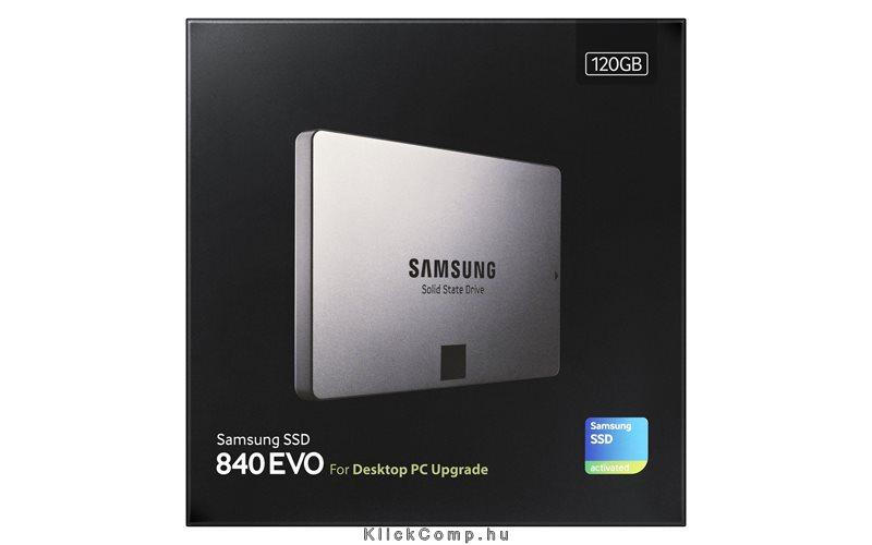 Eladó Már csak volt!!! Samsung 120GB SATA3 2,5" 840 EVO Desktop Kit (MZ-7TE120KW) SSD - olcsó, Új Eladó Már csak volt!!! - Miskolc ( Borsod-Abaúj-Zemplén ) fotó