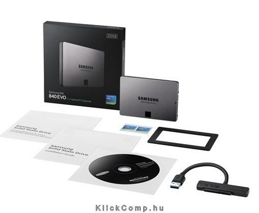 Eladó Már csak volt!!! Samsung SSD 250GB EVO Desktop KIT, MZ-7TE250KW (840 Series, SATA3) - olcsó, Új Eladó Már csak volt!!! - Miskolc ( Borsod-Abaúj-Zemplén ) fotó