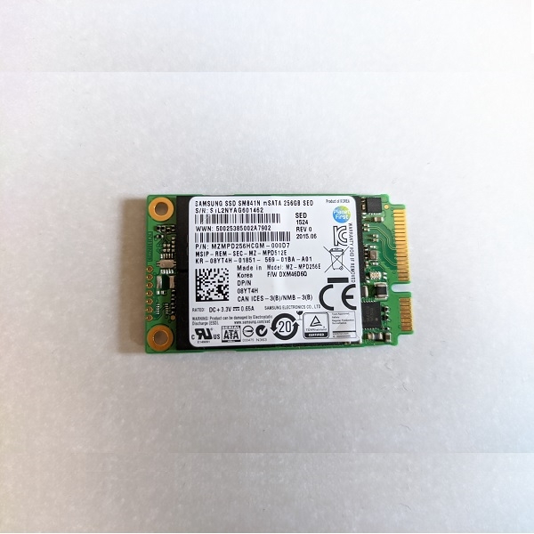 Eladó Már csak volt!!! 256GB SSD mSata Samsung SM841N MZ-MPD256E - olcsó, Új Eladó Már csak volt!!! - Miskolc ( Borsod-Abaúj-Zemplén ) fotó