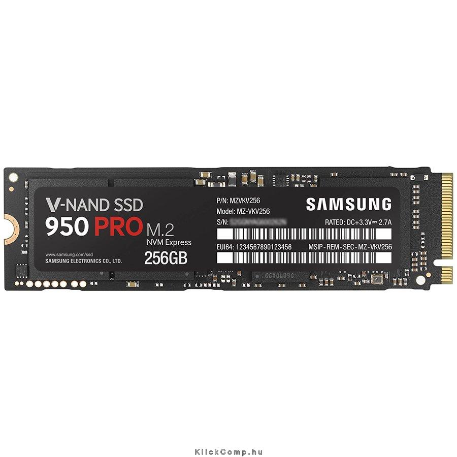 Eladó Már csak volt!!! 256GB SSD M.2 SATA Samsung 950 PRO - olcsó, Új Eladó Már csak volt!!! - Miskolc ( Borsod-Abaúj-Zemplén ) fotó
