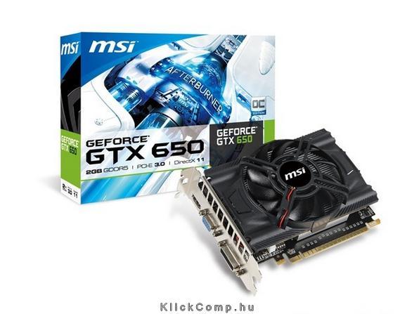 Eladó Már csak volt!!! MSI N650-2GD5 OC nVidia 2GB GDDR5 128bit PCI-E videokártya - olcsó, Új Eladó Már csak volt!!! - Miskolc ( Borsod-Abaúj-Zemplén ) fotó