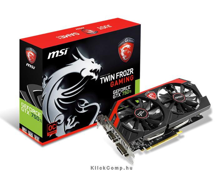 Eladó Már csak volt!!! N750Ti TF 2GD5 OC Gaming nVidia 2GB GDDR5 128bit PCIe videokártya - olcsó, Új Eladó Már csak volt!!! - Miskolc ( Borsod-Abaúj-Zemplén ) fotó