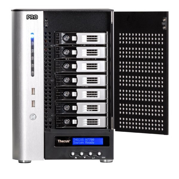 Eladó Már csak volt!!! Thecus N7700 PRO (NAS, 7 HDD hely, Olvasás: 92MB s, Írás: 96MB s, SATA, 2x RJ-45 - olcsó, Új Eladó Már csak volt!!! - Miskolc ( Borsod-Abaúj-Zemplén ) fotó