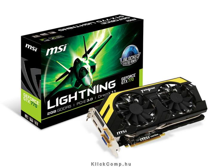 Eladó Már csak volt!!! MSI N770 Lightning nVidia 2GB GDDR5 256bit PCI-E videokártya - olcsó, Új Eladó Már csak volt!!! - Miskolc ( Borsod-Abaúj-Zemplén ) fotó