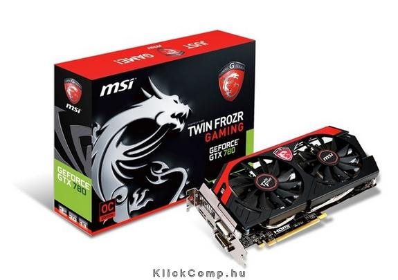 Eladó Már csak volt!!! MSI N780 TF 3GD5 OC nVidia 3GB GDDR5 384bit PCI-E videokártya - olcsó, Új Eladó Már csak volt!!! - Miskolc ( Borsod-Abaúj-Zemplén ) fotó