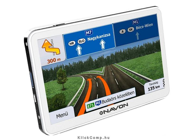 Eladó Már csak volt!!! 5" navigáció iGO Primo 2.01 Európa élettartam térképpel GPS NAVON N670 Plus fehé - olcsó, Új Eladó Már csak volt!!! - Miskolc ( Borsod-Abaúj-Zemplén ) fotó